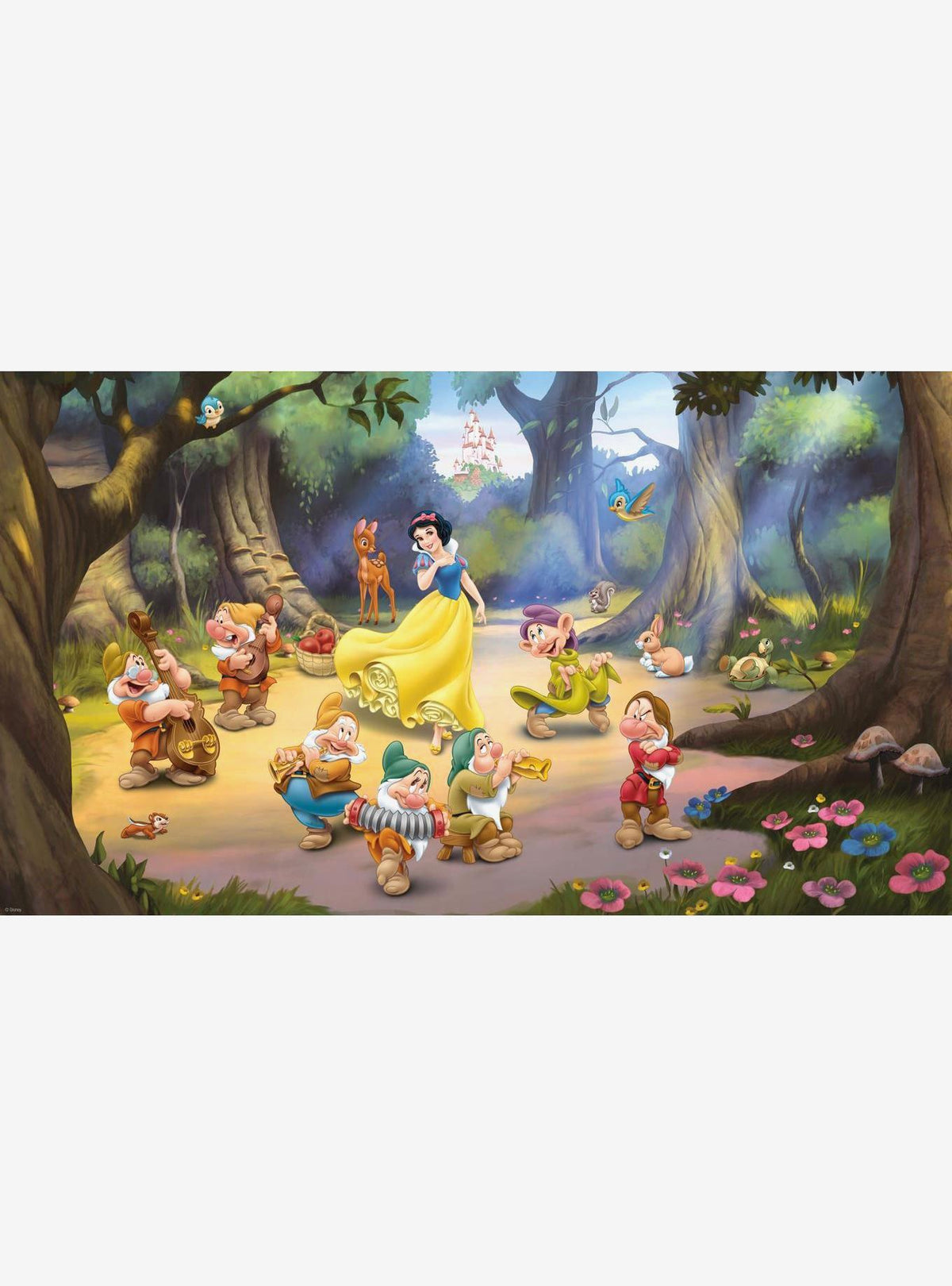 Mural Blancanieves y los siete enanitos