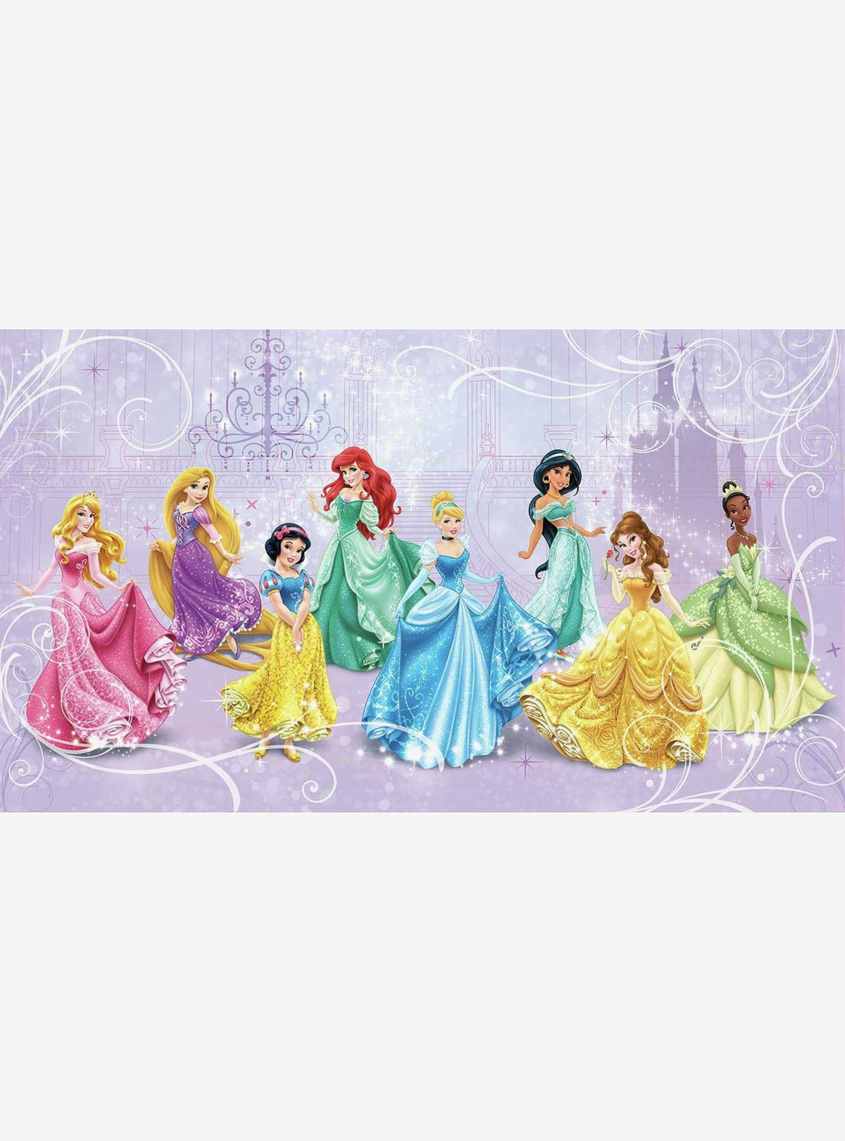 Mural preencolado Disney Princesses: Debut Real