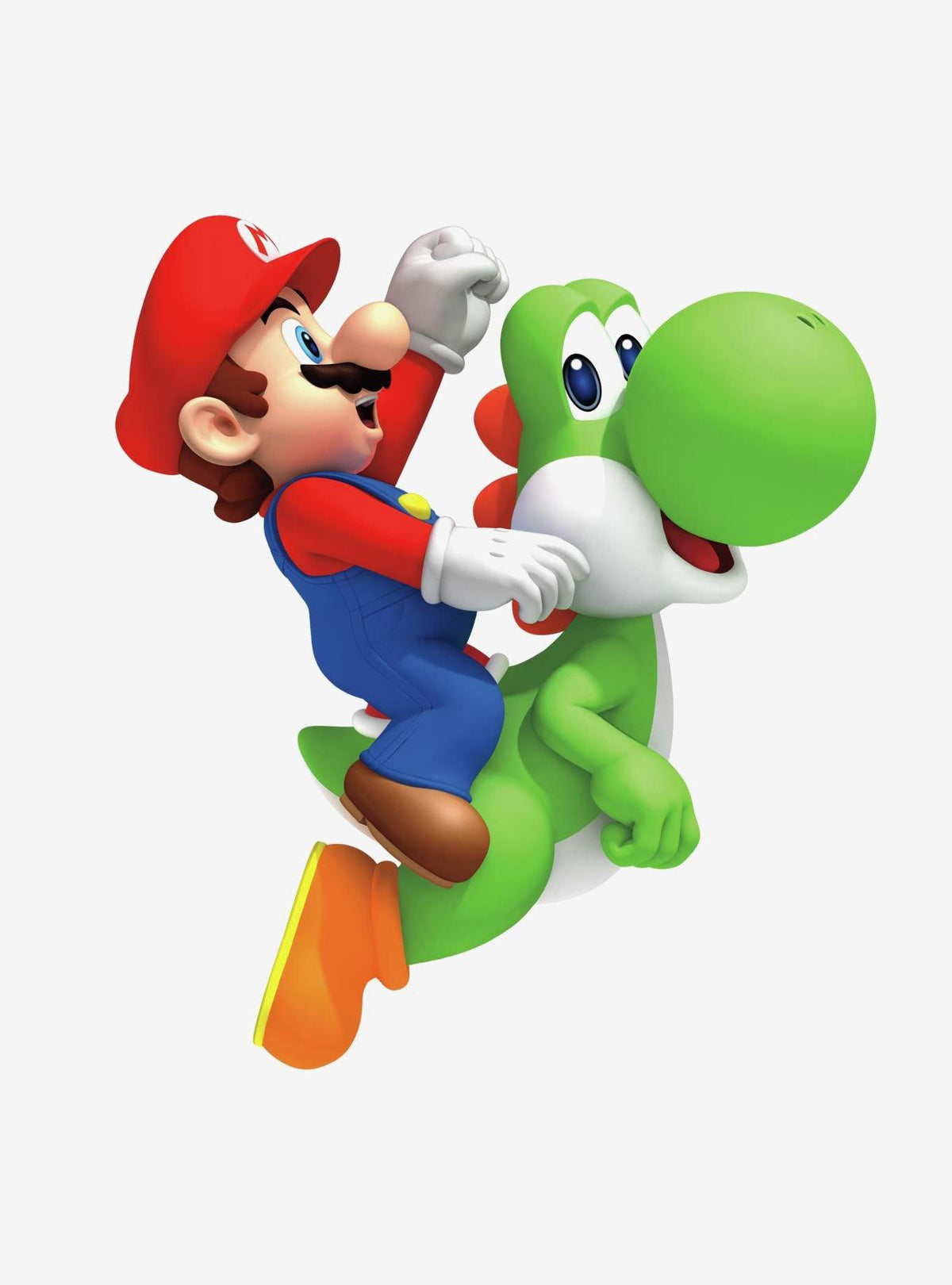 Sticker mural gigante de Mario y Yoshi
