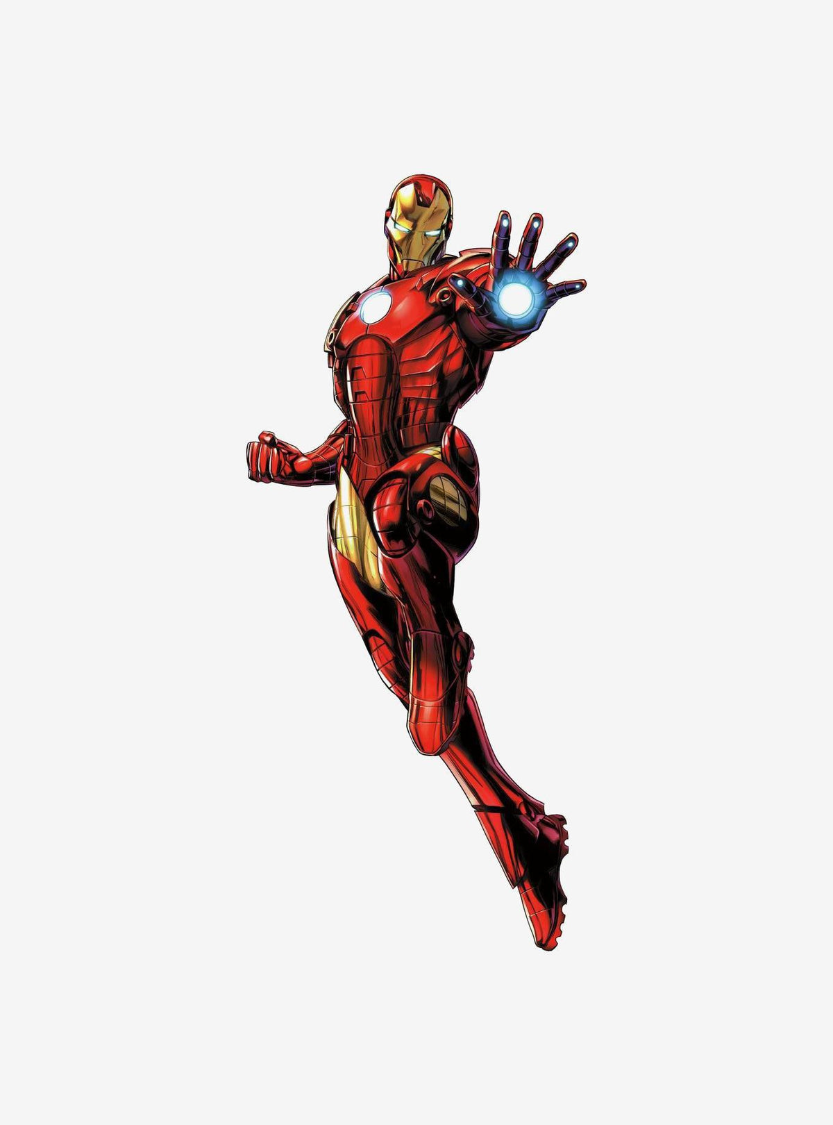 Stickers murales gigantes de Iron Man que brillan en la oscuridad