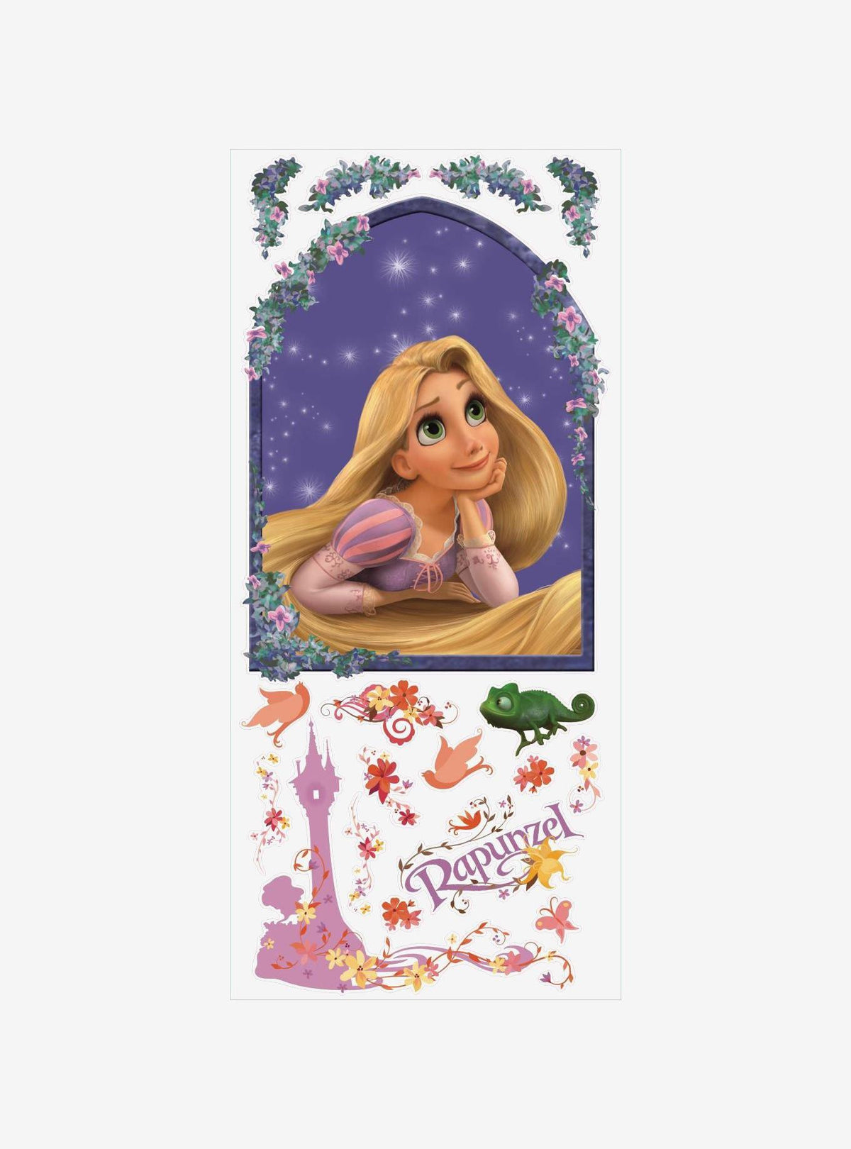 Disney Tangled: adhesivos murales gigantes de Rapunzel