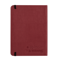Cuaderno con emblema de Gryffindor en relieve