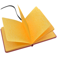 Cuaderno con emblema de Gryffindor en relieve