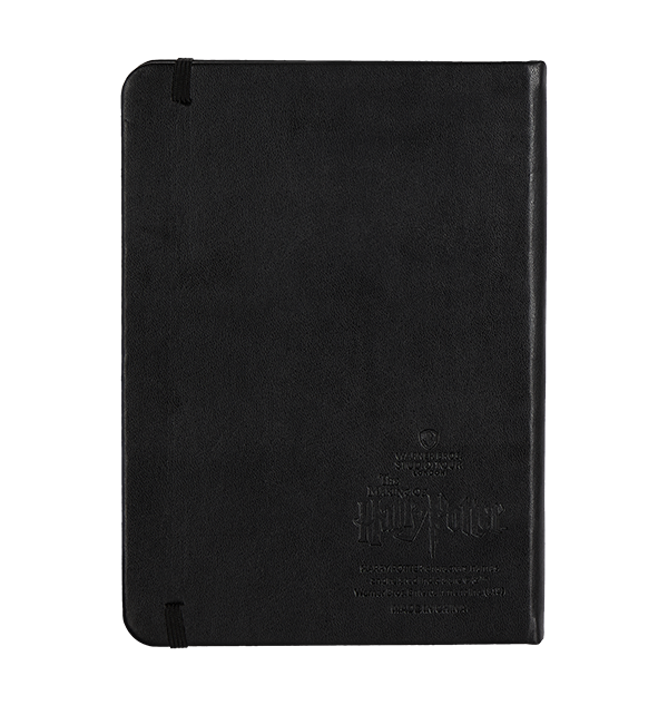 Cuaderno Hogwarts con emblema en relieve