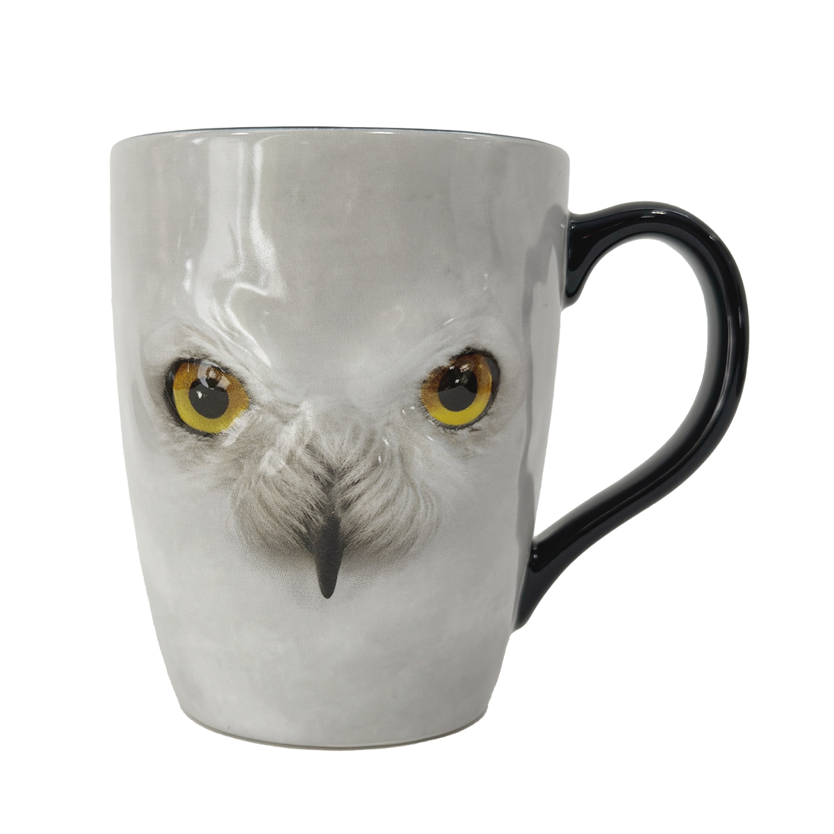Taza con diseño del rostro de Hedwig