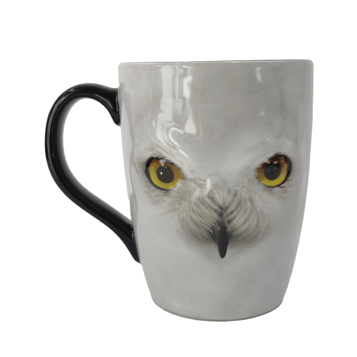 Taza con diseño del rostro de Hedwig