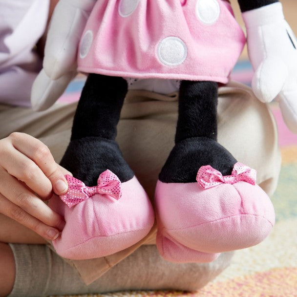 Peluche Minnie Mouse rosado mediano personalizable