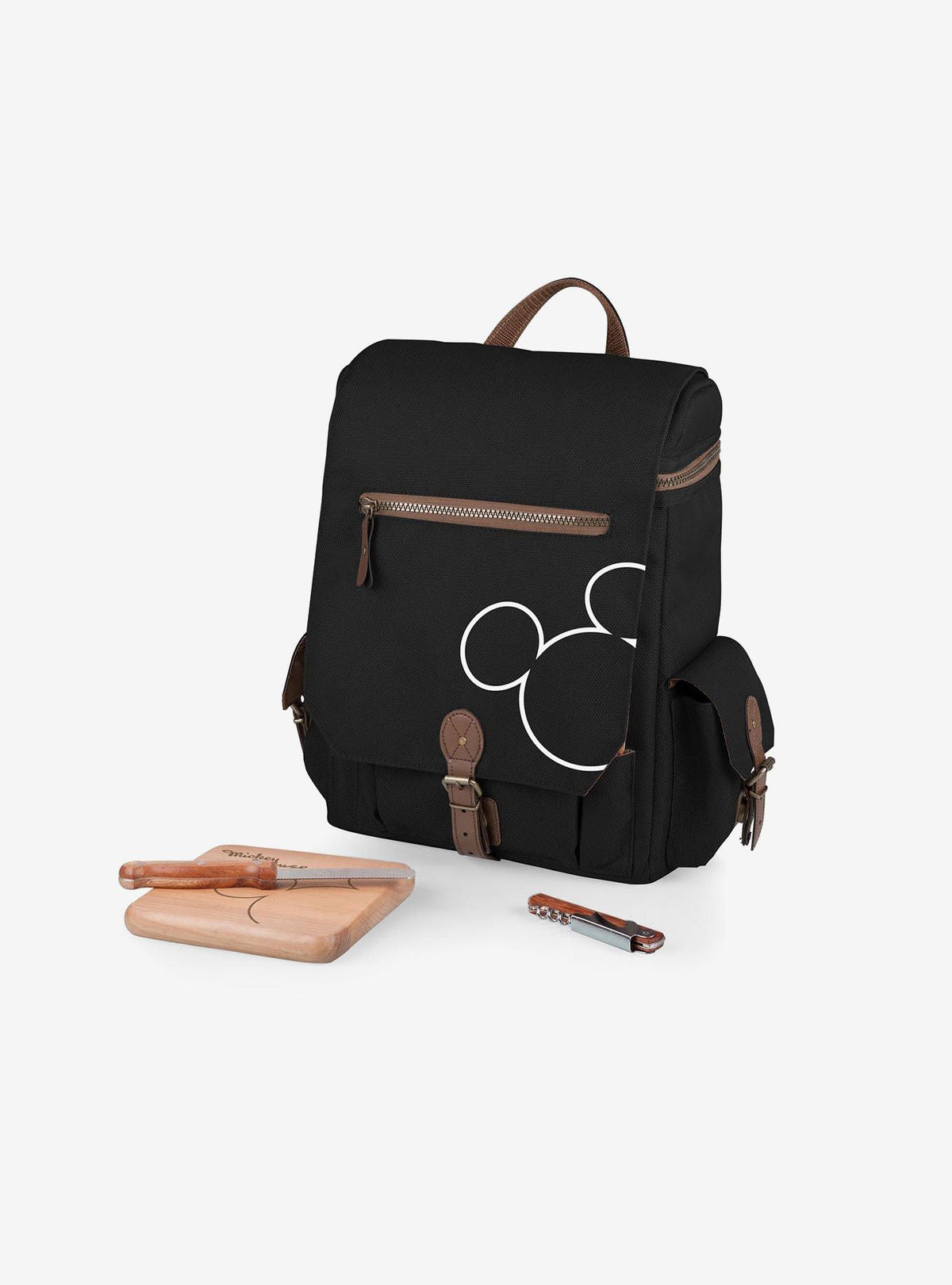 Bolso térmico para botellas Mickey Mouse con tabla para quesos