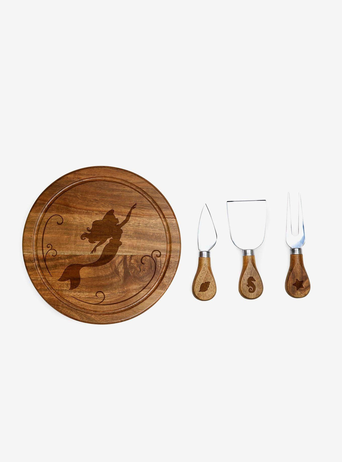 Tabla para quesos y utensilios La Sirenita Disney