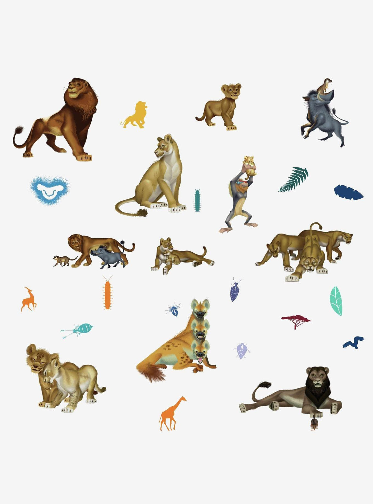 Disney The Lion King: stickers decorativos de pared