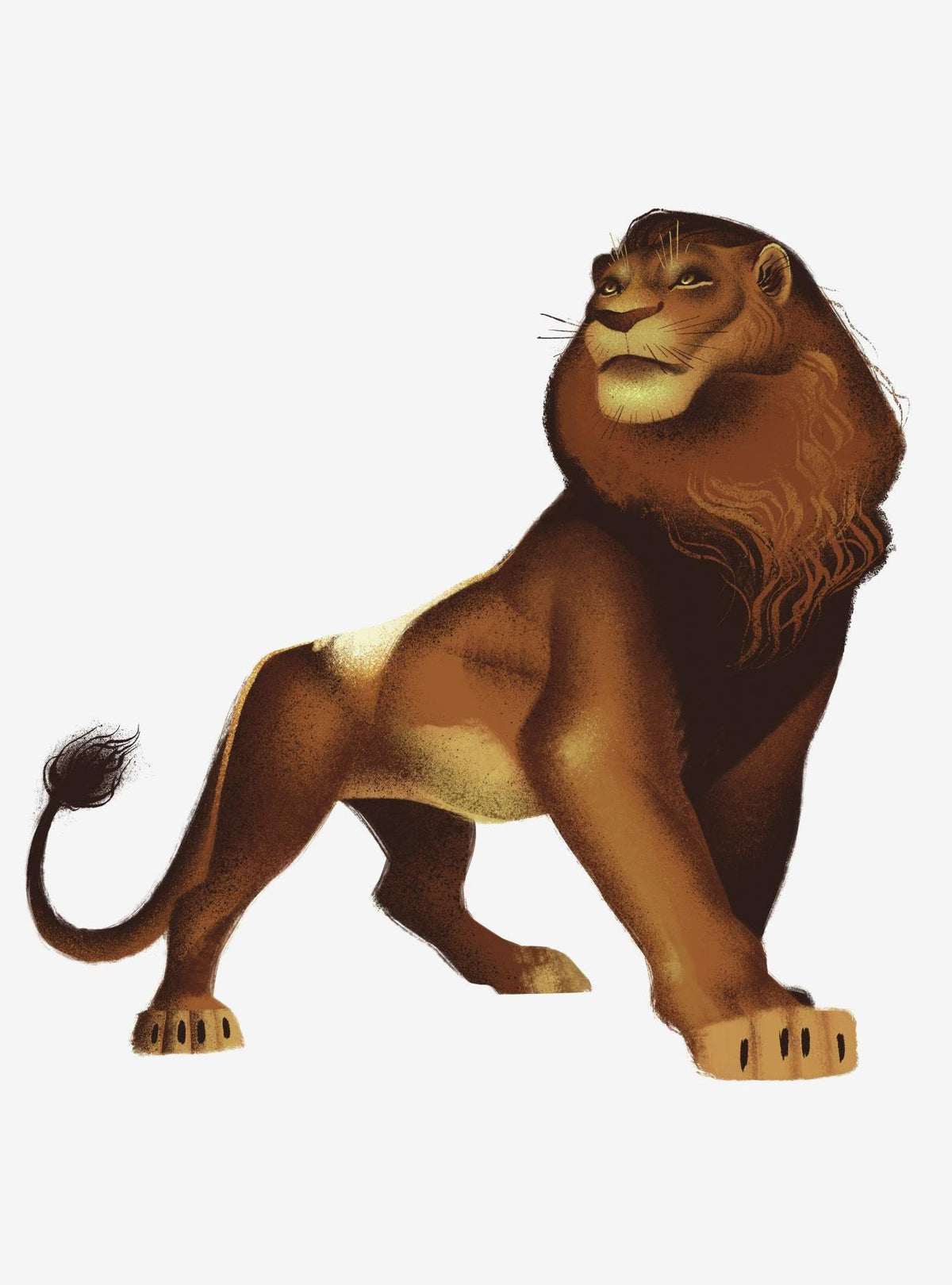 Calcomanías murales gigantes de Simba de El Rey León