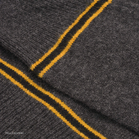 Cárdigan escolar Hufflepuff con cuello en V