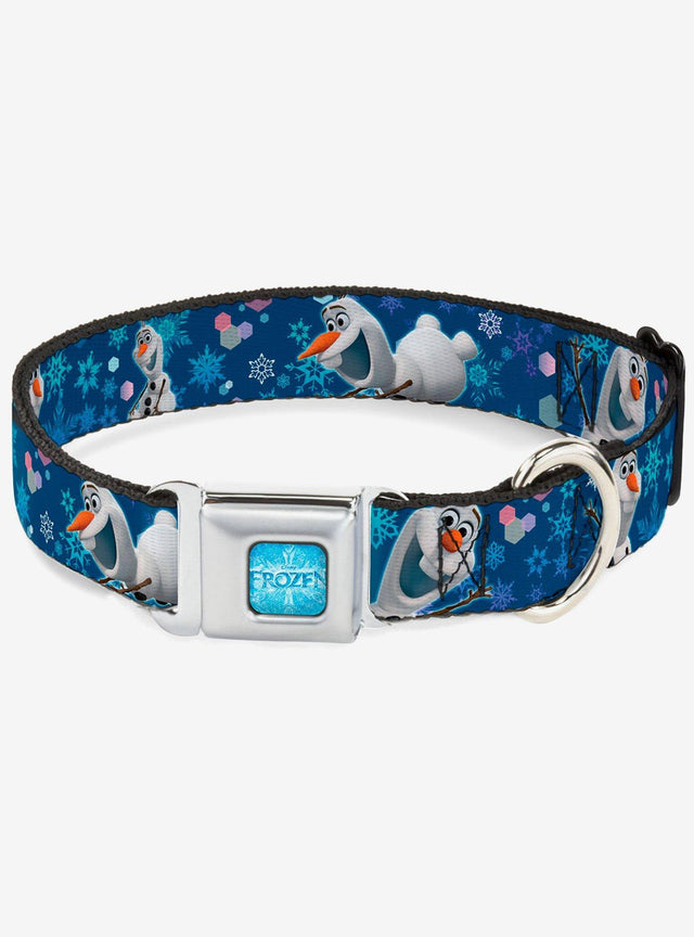 Collar para perro Frozen de Olaf con copos de nieve