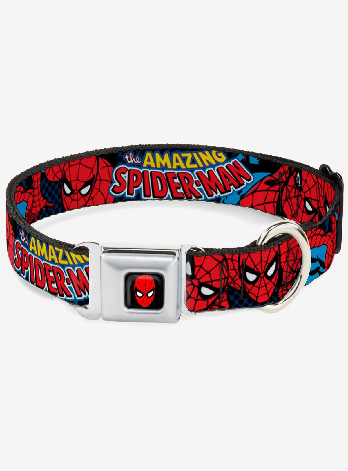 Collar para perro con hebilla tipo cinturón de Spider-Man