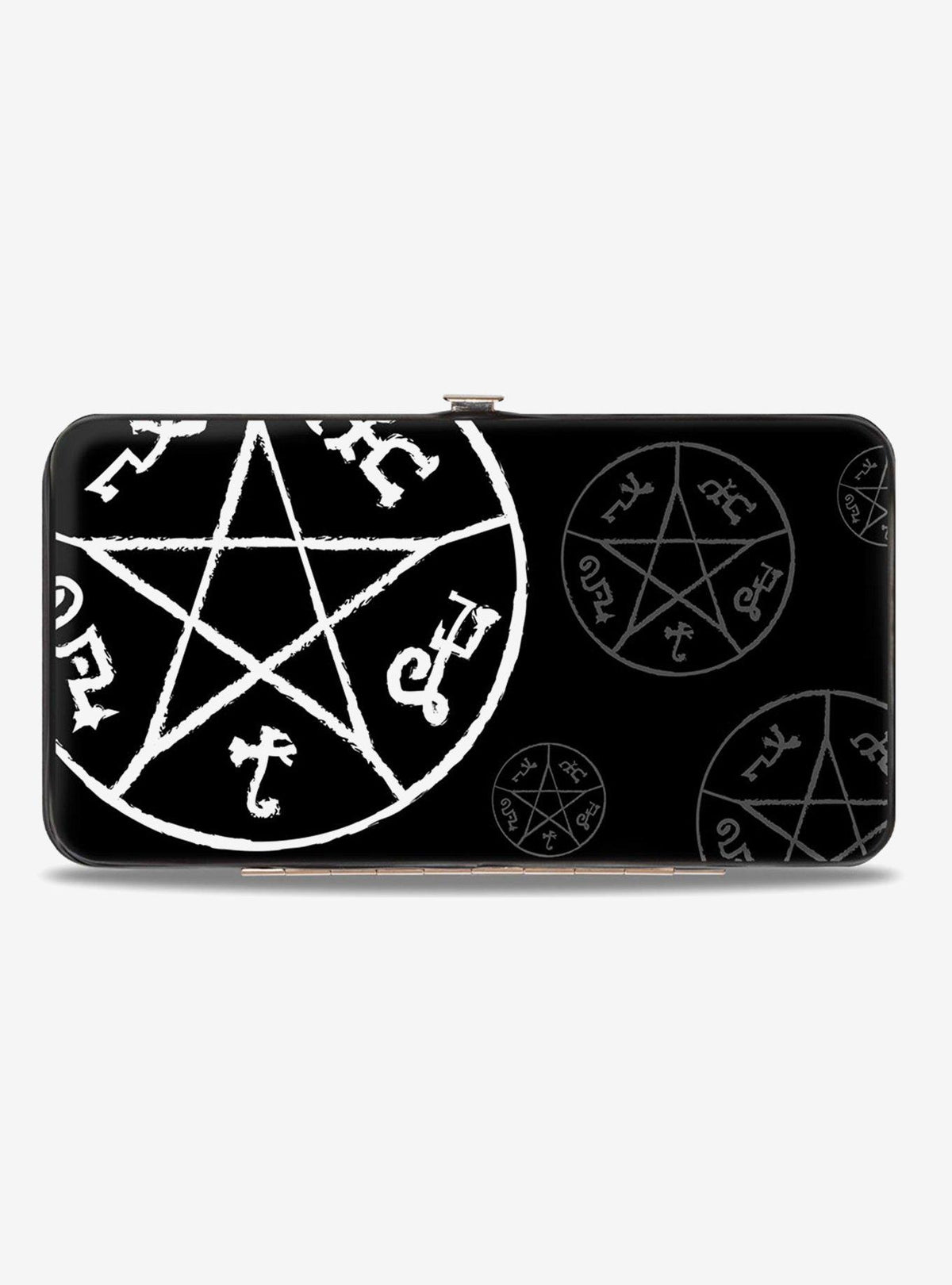Billetera rígida con símbolos de Supernatural