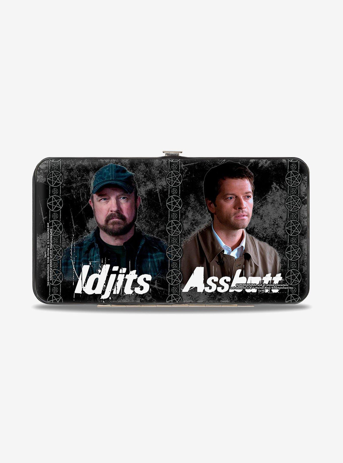 Billetera con bisagra Supernatural de cuatro personajes