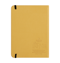 Cuaderno con emblema de Hufflepuff