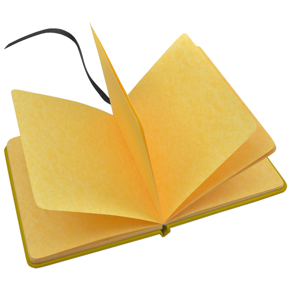 Cuaderno con emblema de Hufflepuff