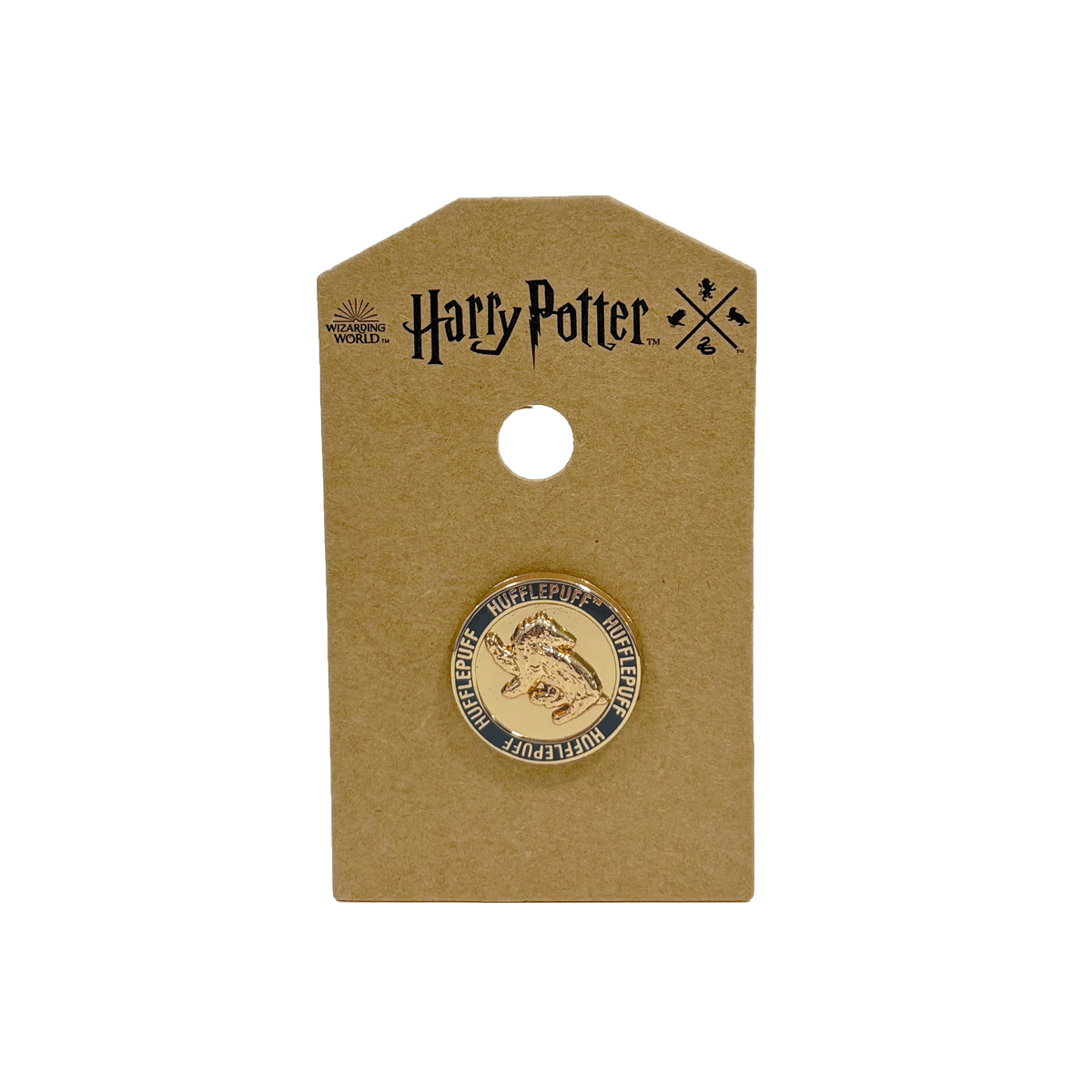 Pin redondo de Hufflepuff