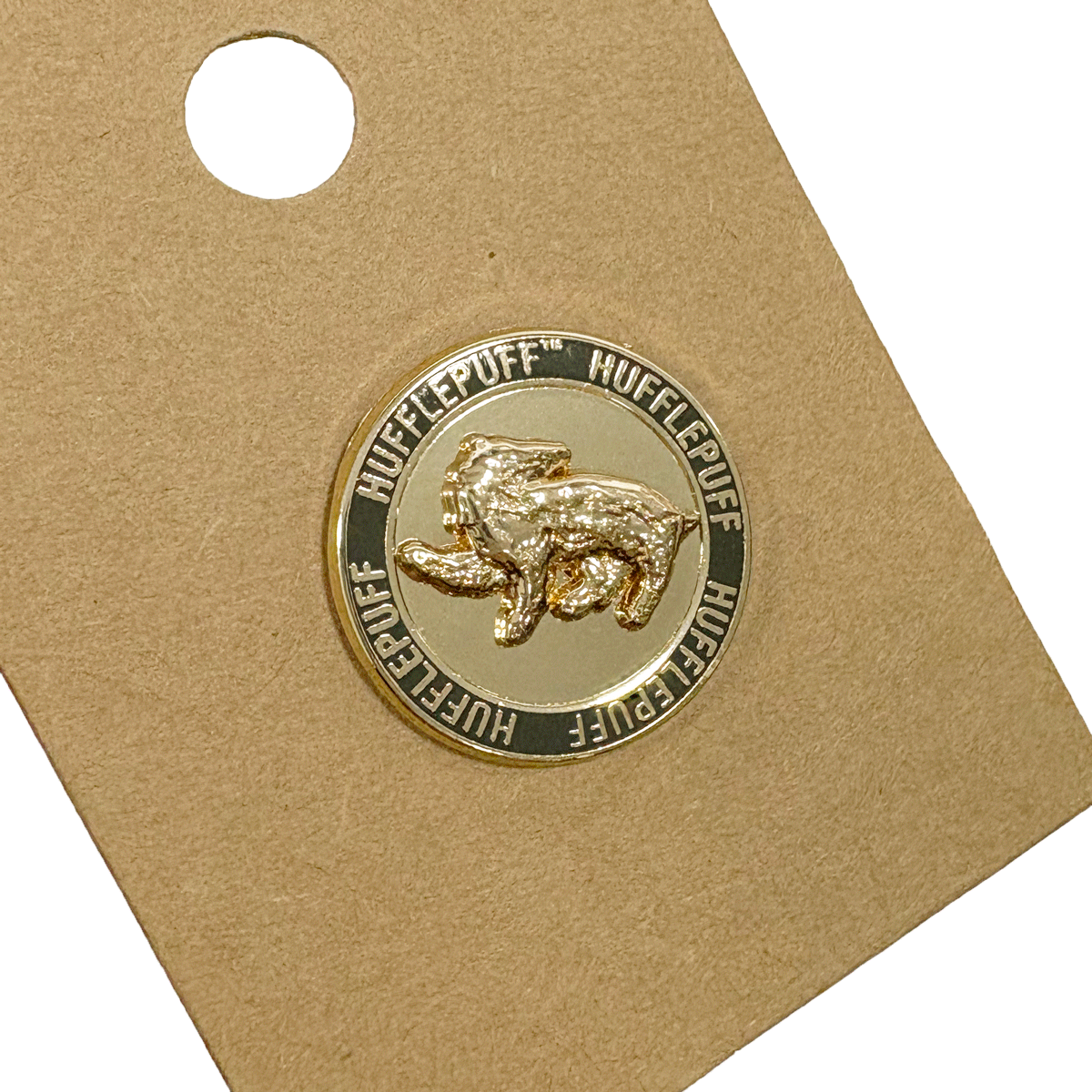 Pin redondo de Hufflepuff