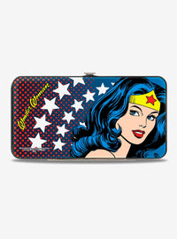 Billetera abatible DC Comics Wonder Woman con estrellas
