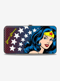 Billetera abatible DC Comics Wonder Woman con estrellas
