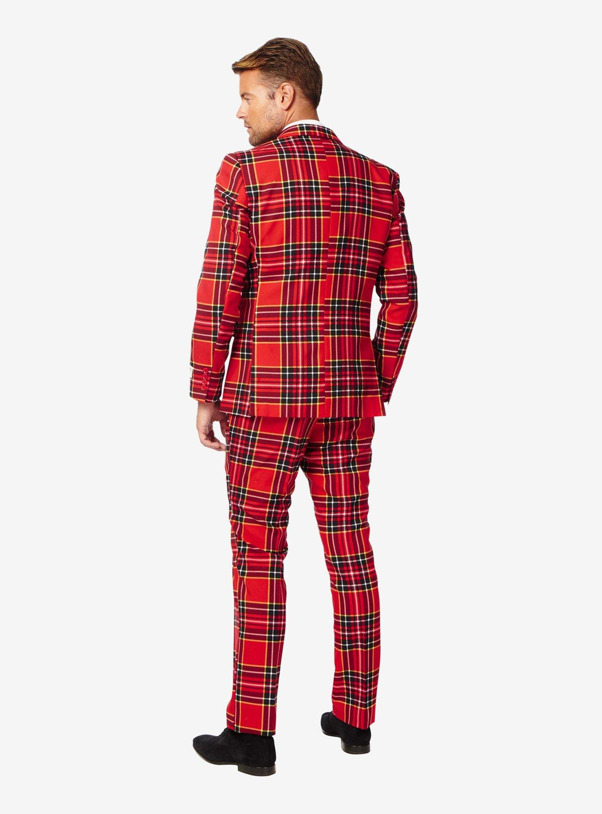 Traje navideño de leñador para hombre