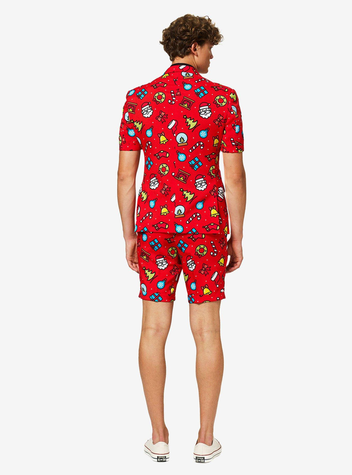 Traje navideño Dapper Decorator de corte corto para hombre