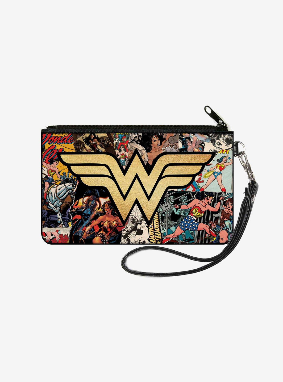 Billetera Wonder Woman con portadas de cómics