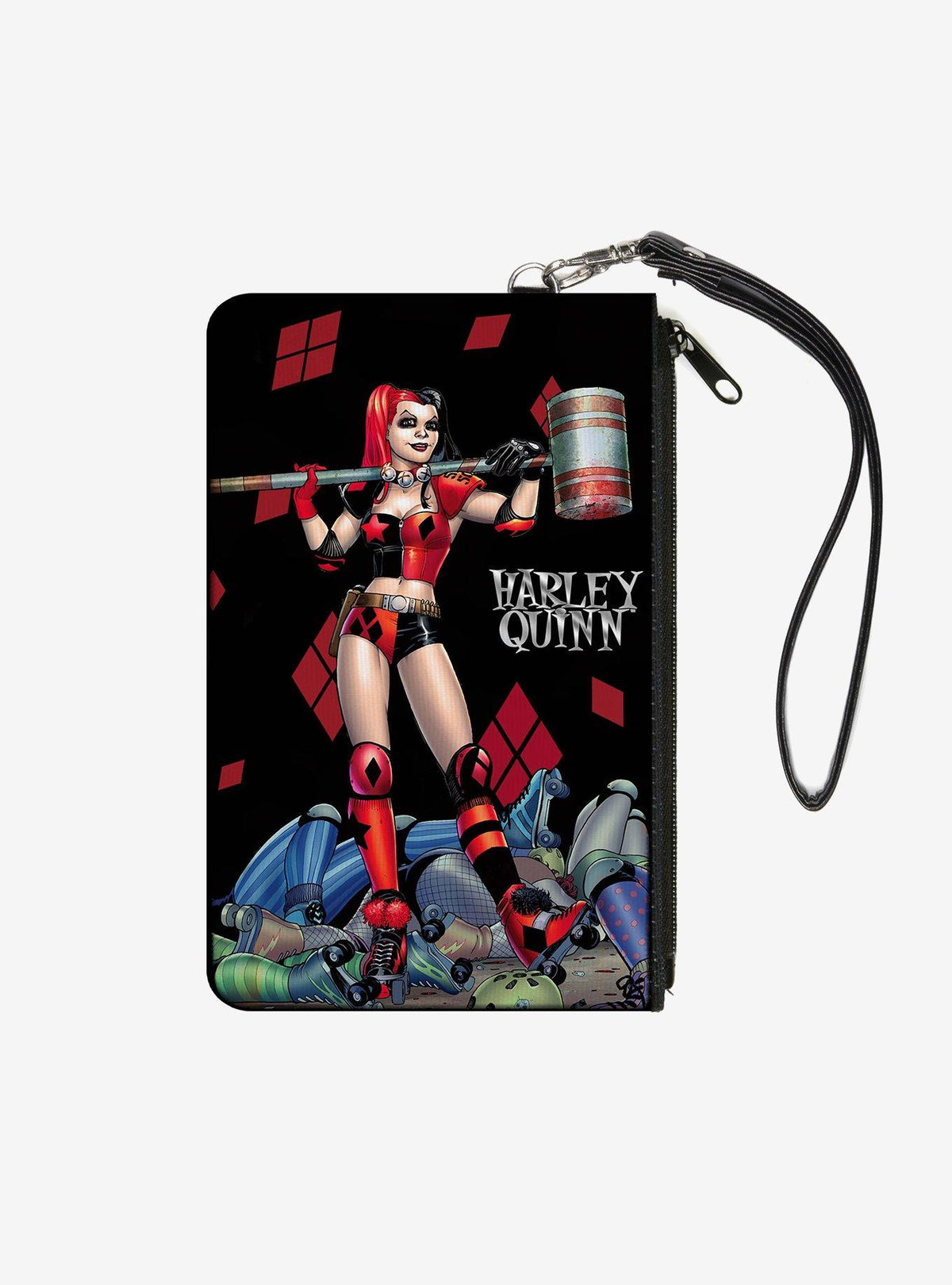 Billetera con cierre de Harley Quinn: Roller Derby