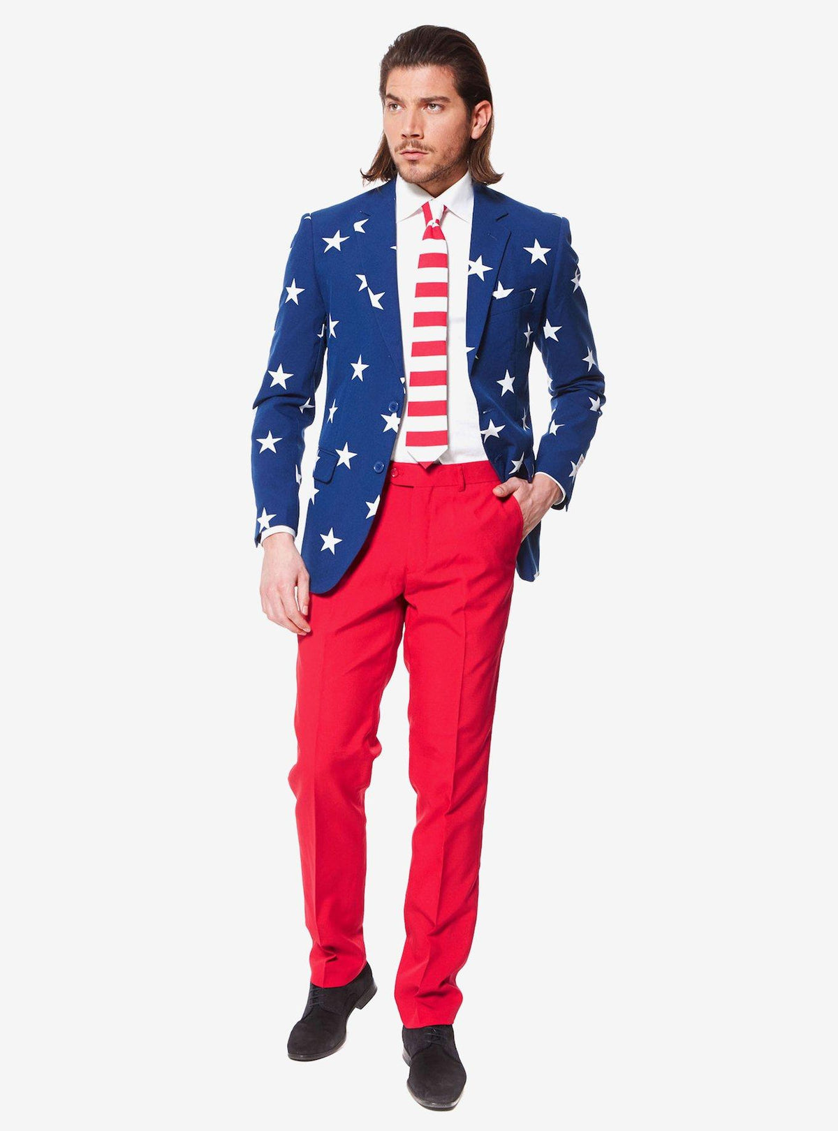 Traje de hombre Stars and Stripes Americana