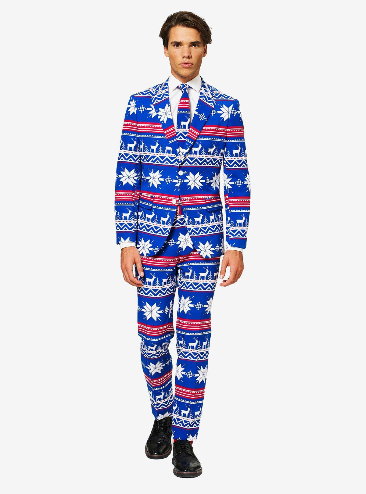Traje navideño de Rudolph para hombre