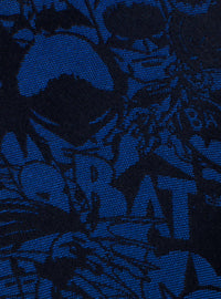 Corbata azul de Batman con cómics