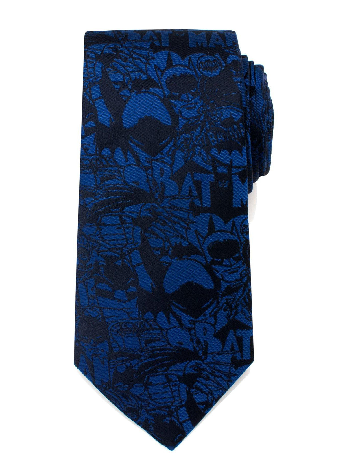 Corbata azul de Batman con cómics