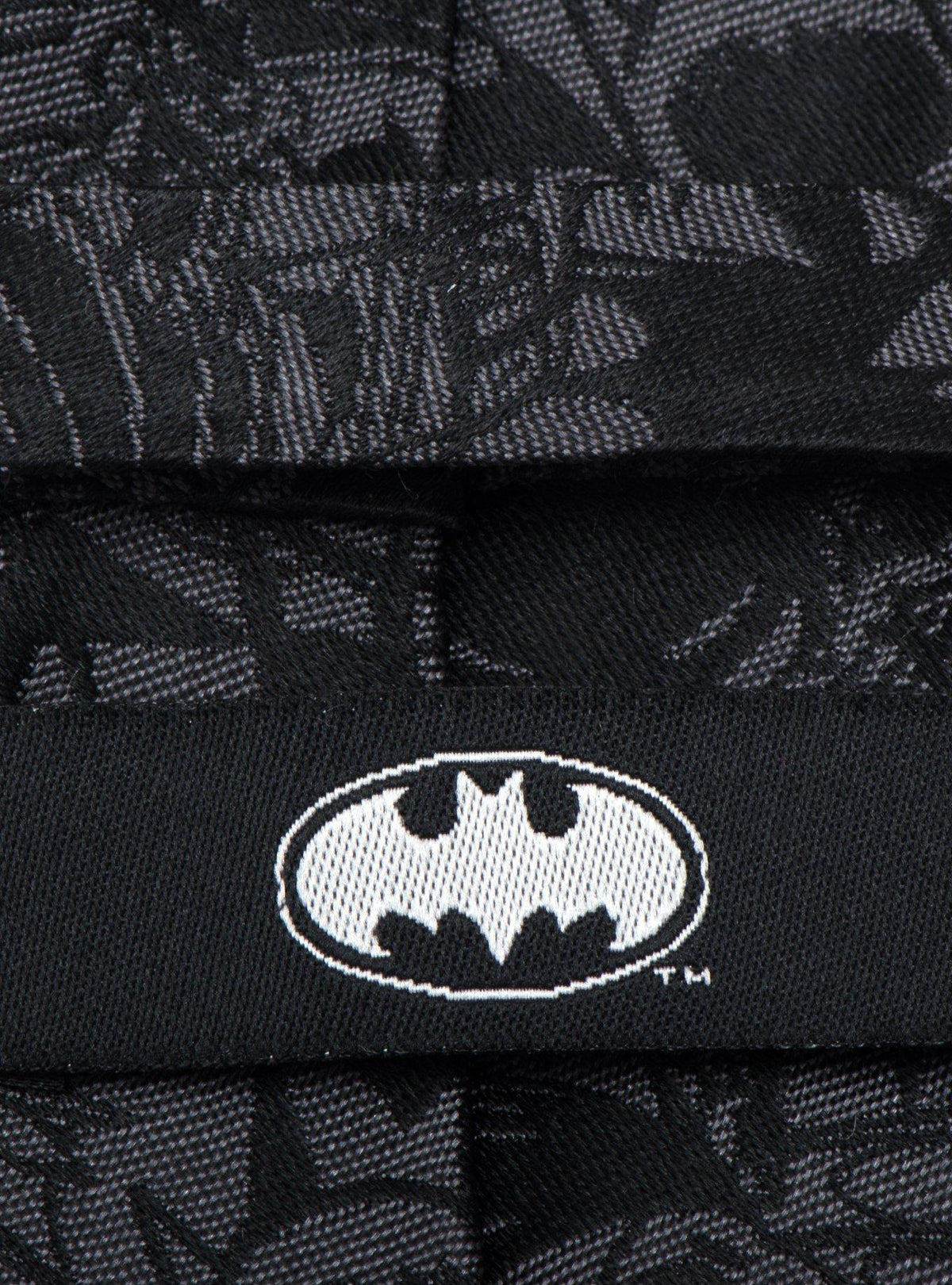 Corbata negra de cómic Batman