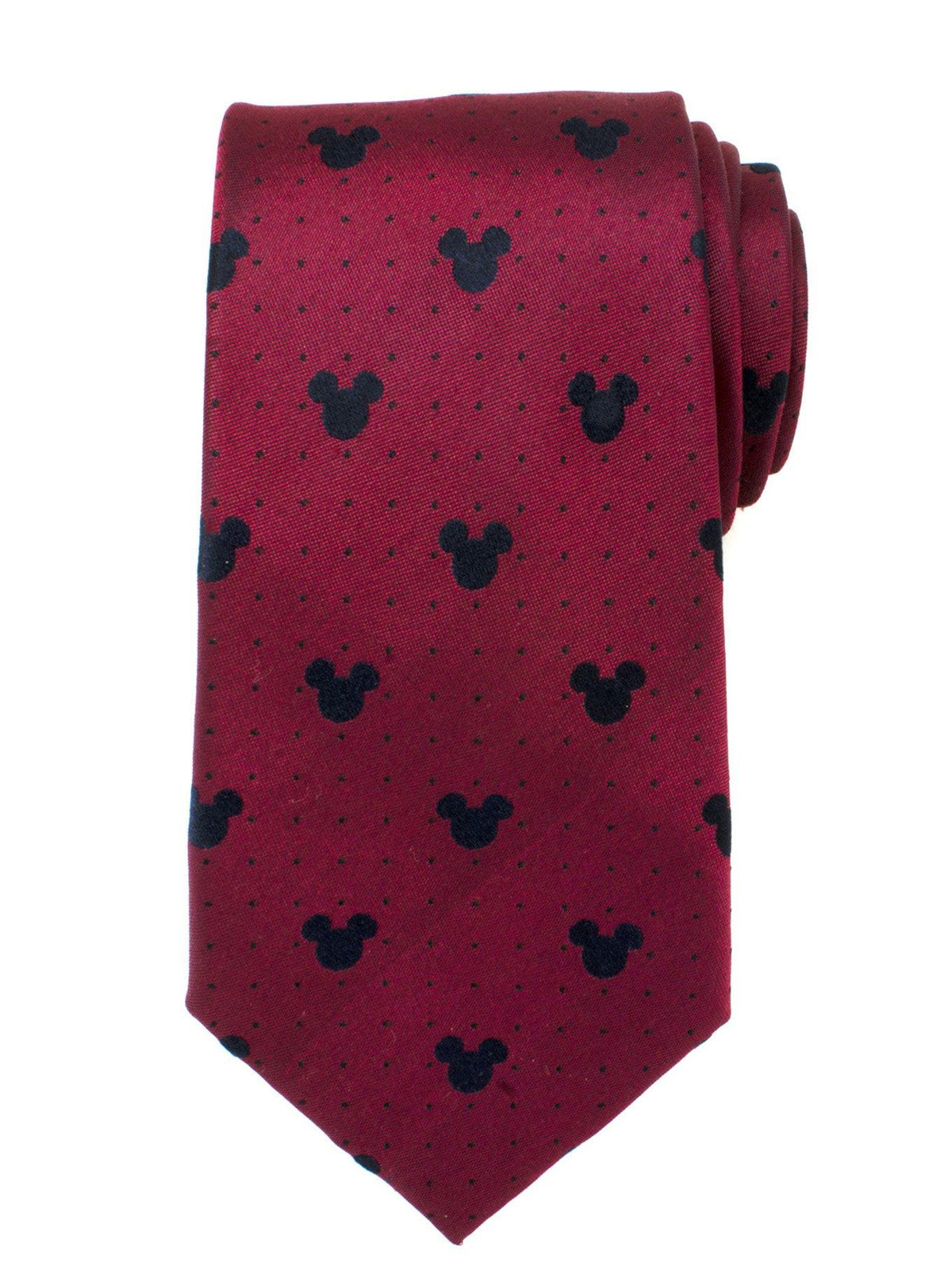 Corbata roja de Mickey Mouse con puntos