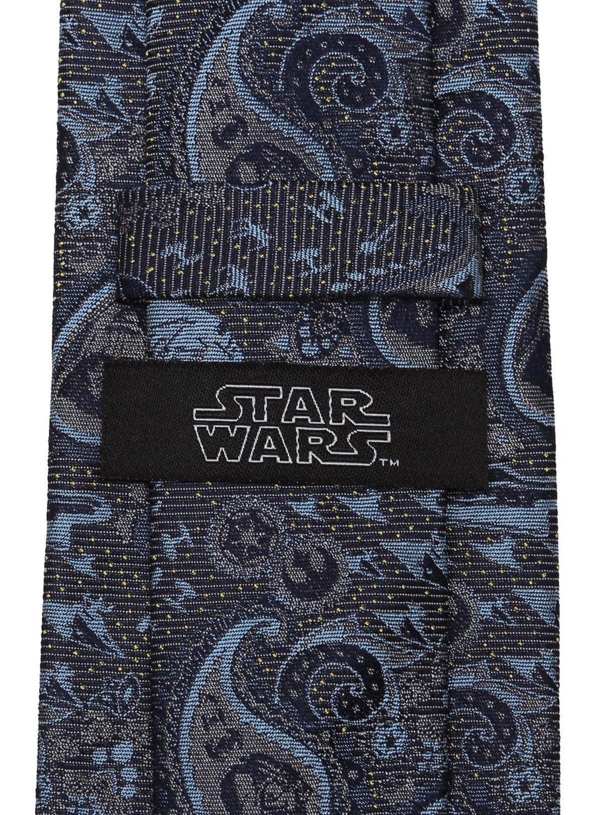 Corbata Star Wars Paisley Azul y Gris