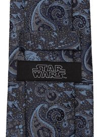Corbata Star Wars Paisley Azul y Gris