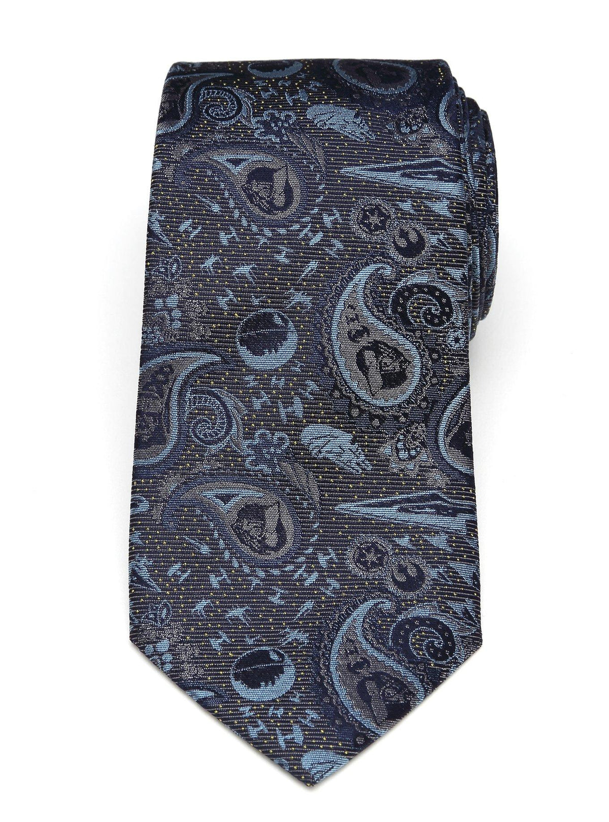 Corbata Star Wars Paisley Azul y Gris