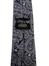 Corbata Star Wars de Yoda con paisley azul marino