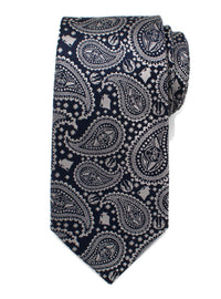 Corbata Star Wars de Yoda con paisley azul marino