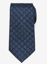 Corbata azul con puntos del Millennium Falcon