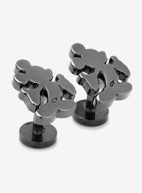 Gemelos de silueta negra de Mickey Mouse