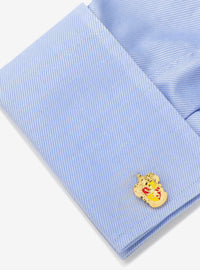 Harry Potter: gemelos con escudo de Gryffindor