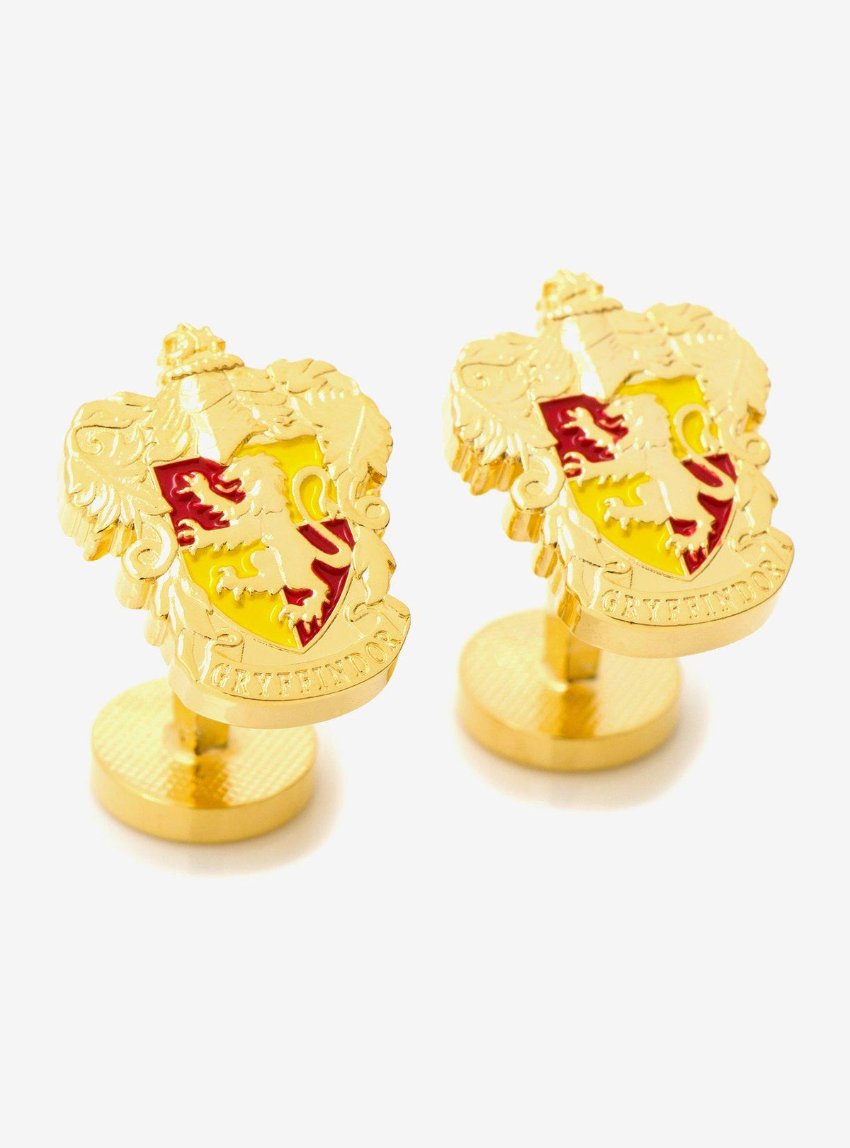 Harry Potter: gemelos con escudo de Gryffindor