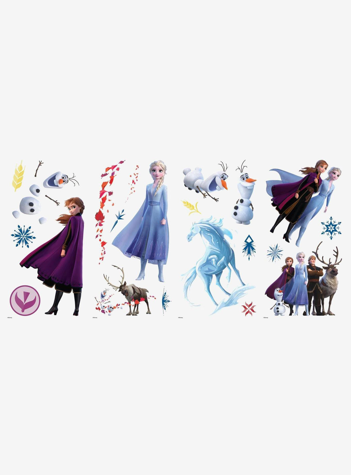 Frozen 2: stickers autoadhesivos para pared