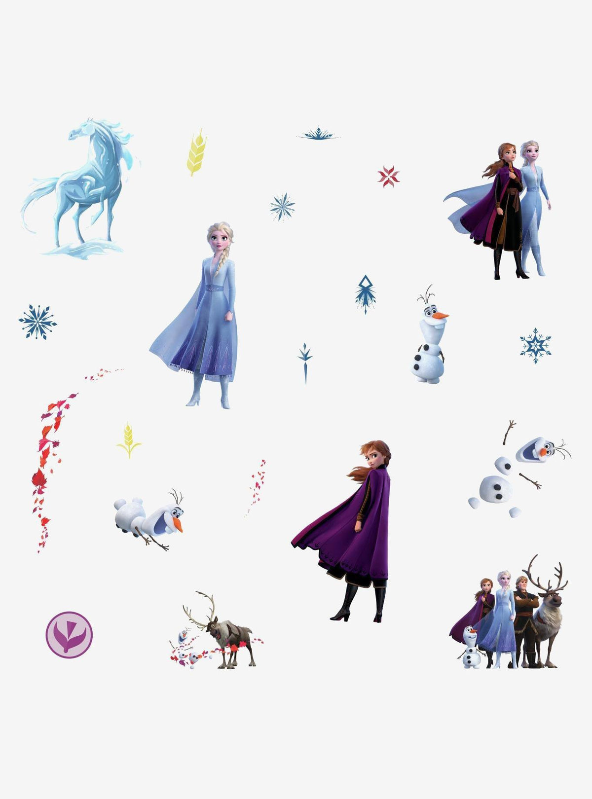 Frozen 2: stickers autoadhesivos para pared