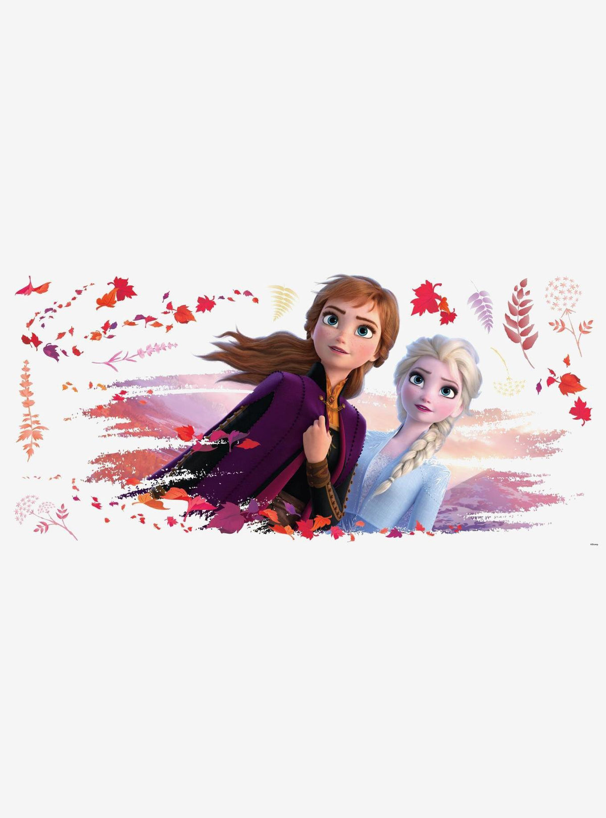 Stickers murales gigantes Frozen 2: Elsa y Anna