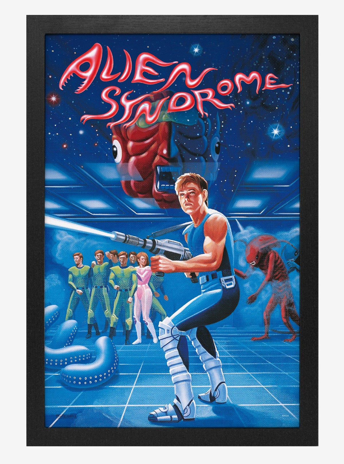 Cuadro enmarcado Sega Classic: Alien Syndrome