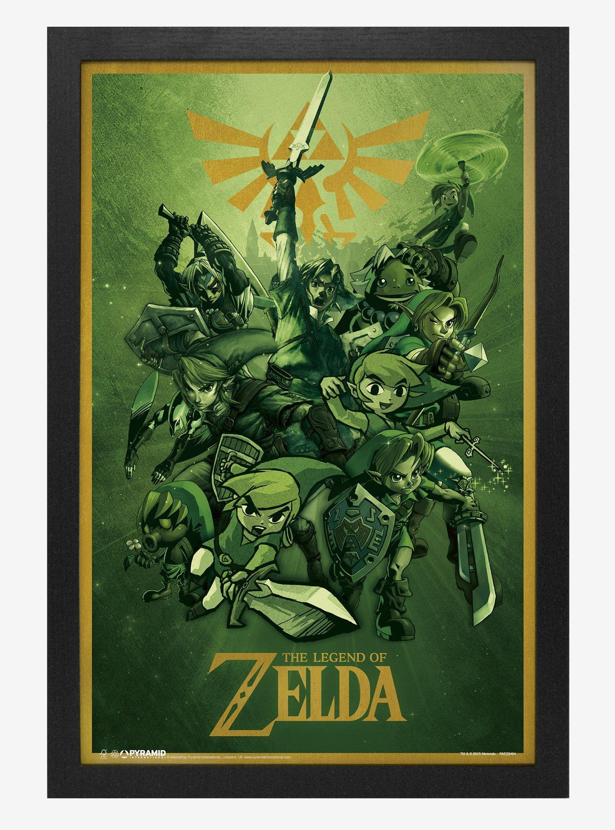 Cuadro enmarcado de Link | The Legend of Zelda